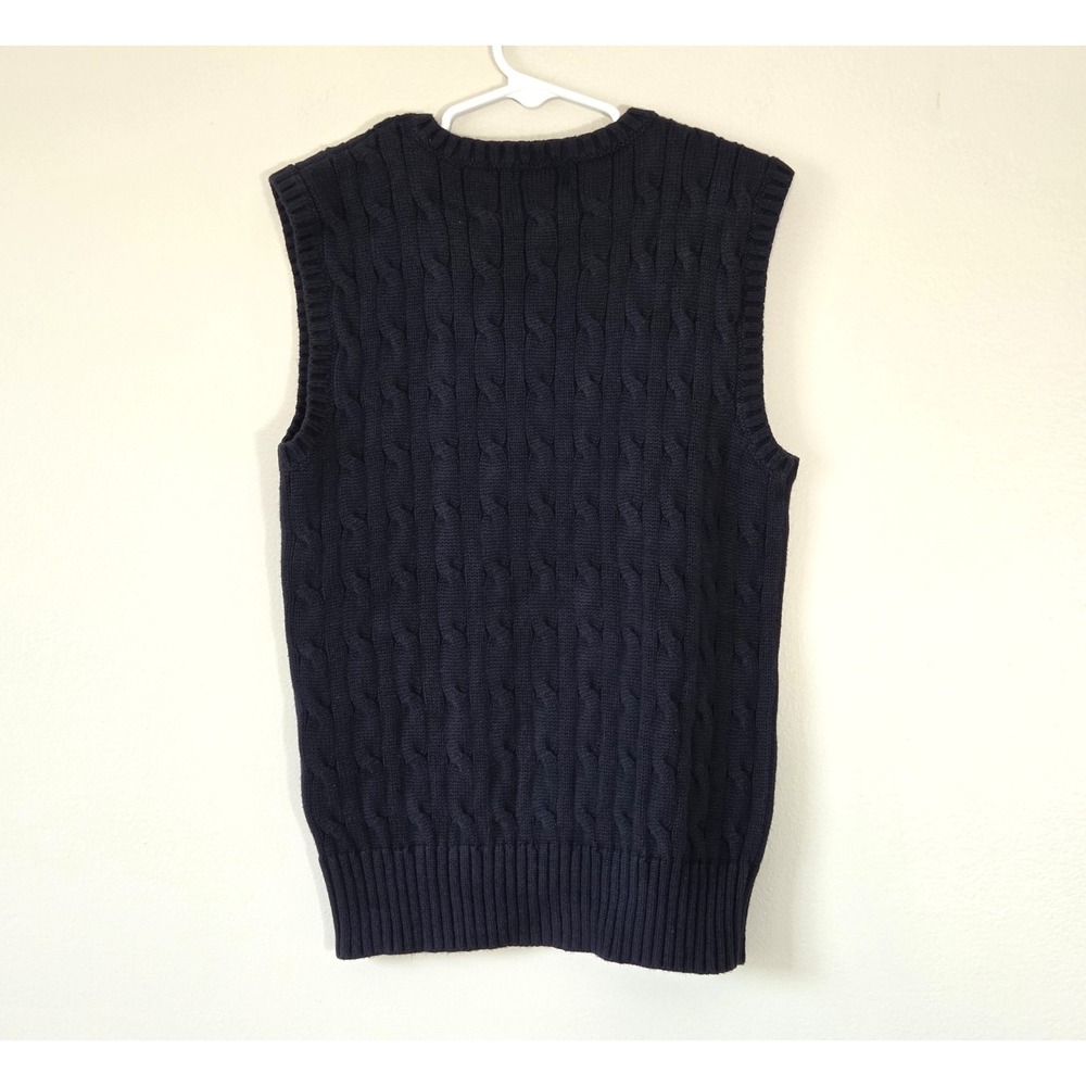 Polo by Ralph Lauren Boys Cable Knit Vest Size 7 Preppy School - Picture 2 of 8
